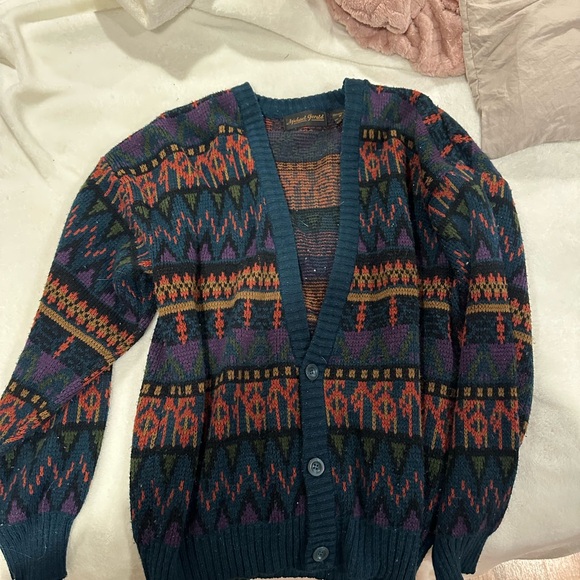 Button up patterned sweater - Picture 1 of 3